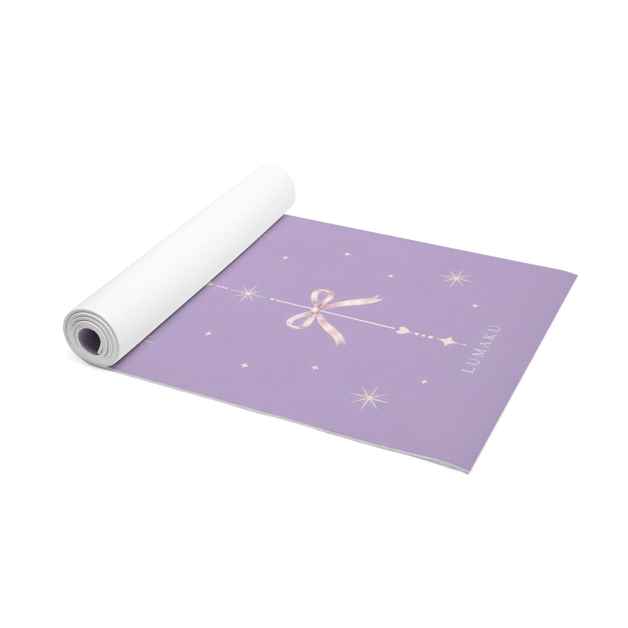 LUMAKU Lavender Bow Mat