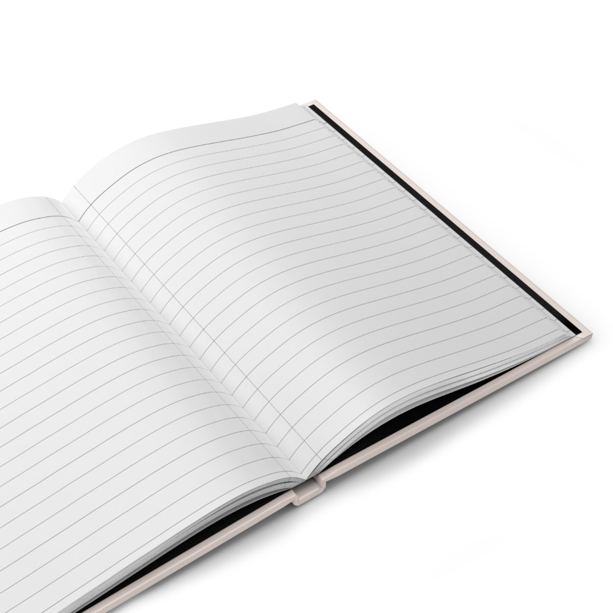 Pretty Thoughts Hardcover Journal — Swan & Pink Ribbon Lined Notebook