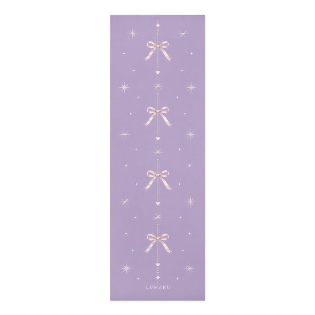 LUMAKU Lavender Bow Mat