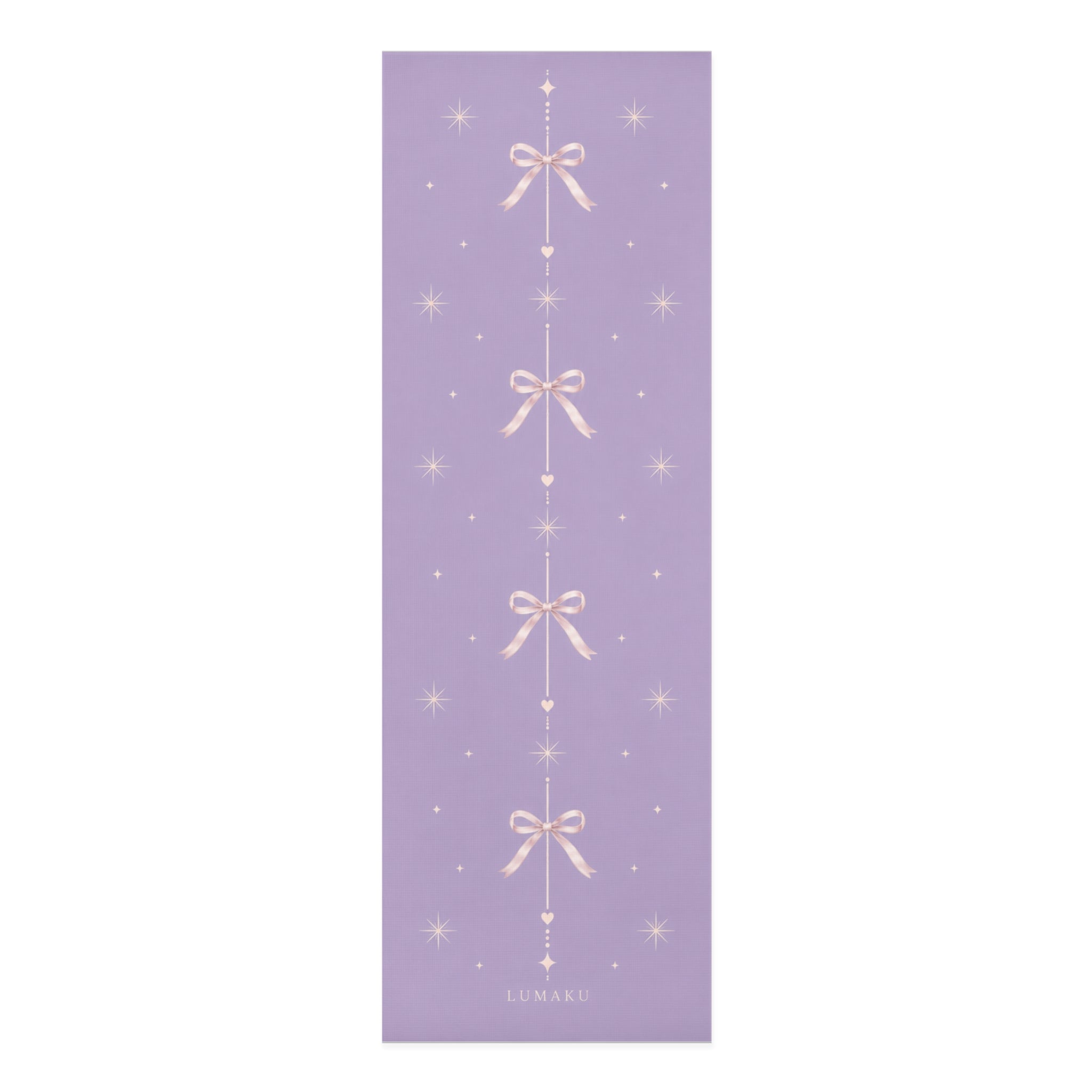 LUMAKU Lavender Bow Mat
