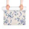 LUMAKU Vintage Blue Ribbon Mat