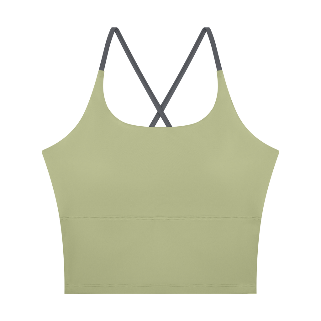 LUMAKU Studio Tank — Color Block Yoga Top