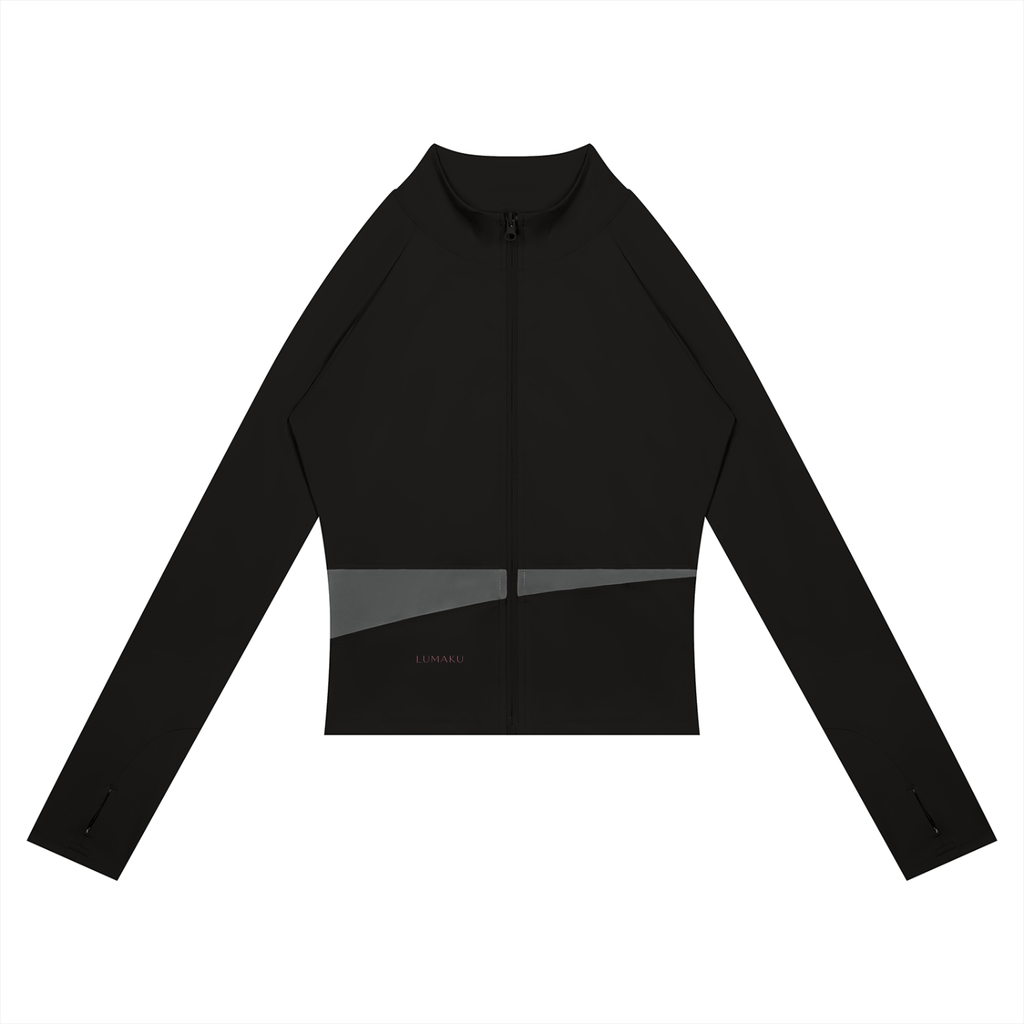 LUMAKU Paneled Track Jacket
