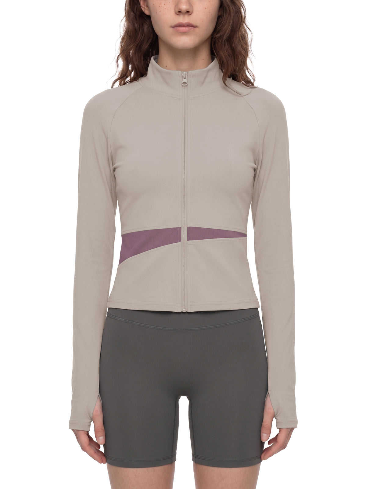LUMAKU Paneled Track Jacket